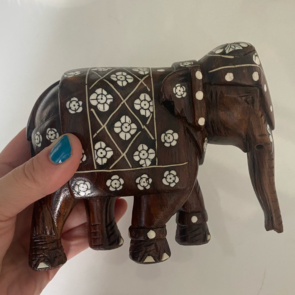 Rose Wood Handmade Elephant